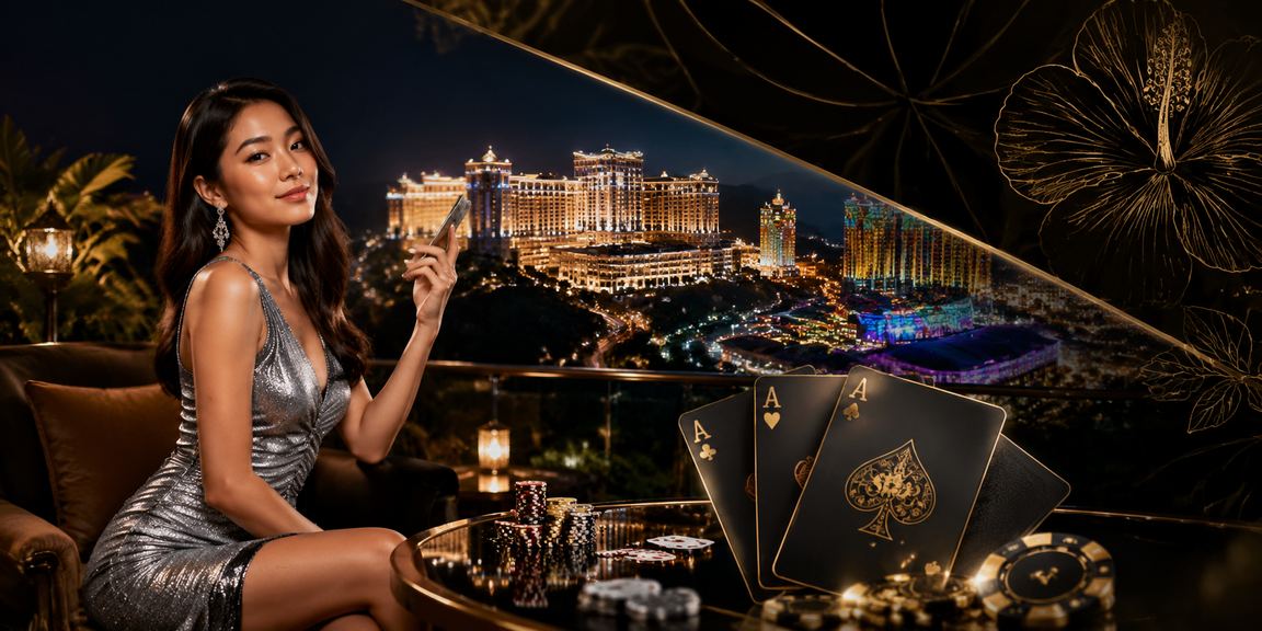 Suasana permainan poker di Genting Highlands gaya Malaysia