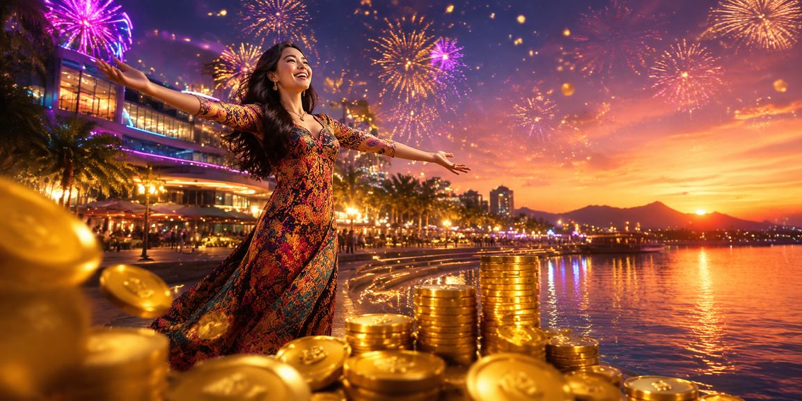 Suasana meja VIP baccarat bergaya batik di Kota Kinabalu dengan bonus eksklusif